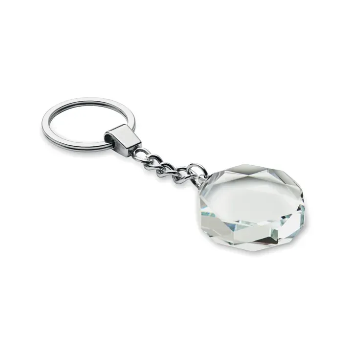 Glass round award key ring - MO2657 (MOCN#22)